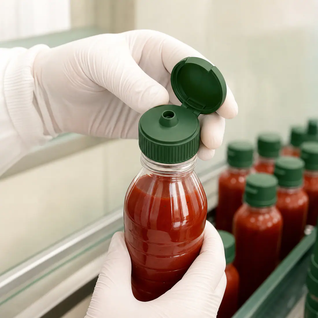 Deckel & Verschlüsse Anwendungsszene für Verpackungen