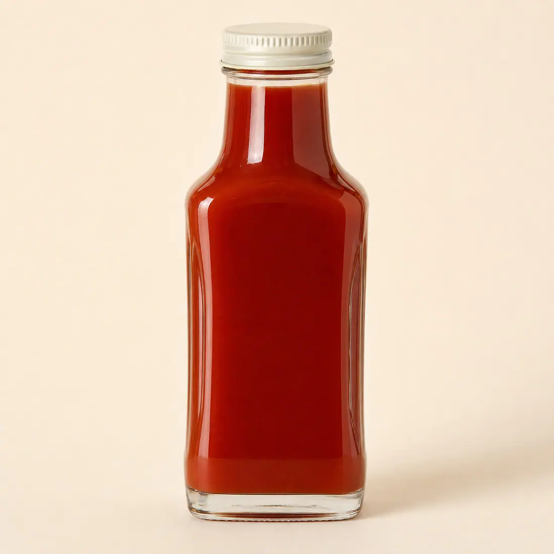 Glasflaschen für Ketchup und Tomatensauce Produktansicht