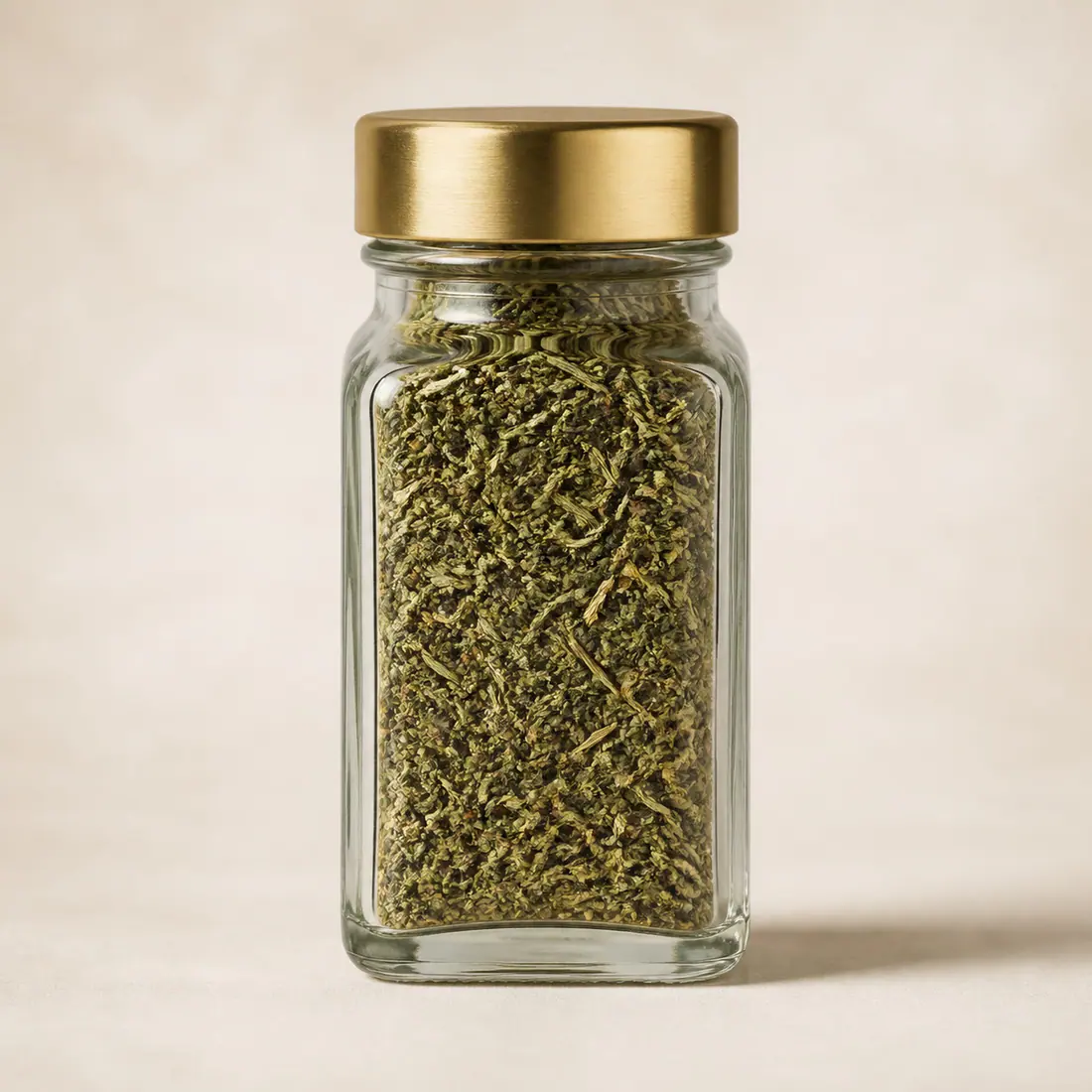 Gewürzgläser mit Metalldeckel Produktansicht