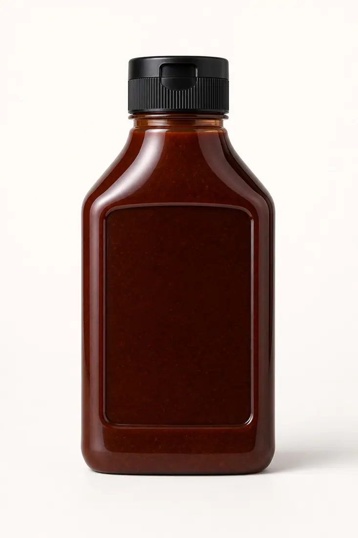 Eigenmarken-Flaschen für BBQ-Sauce Produktansicht