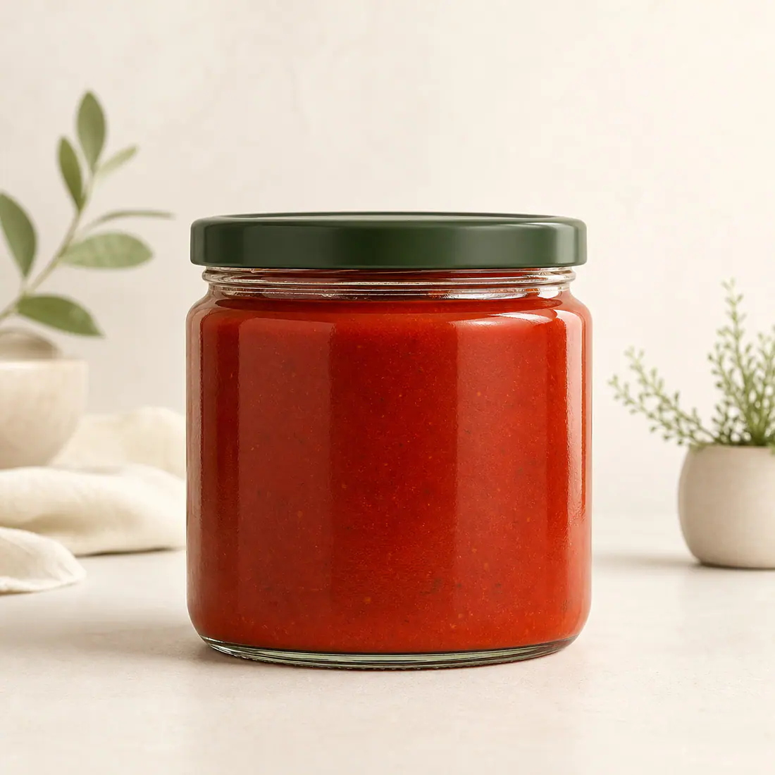 Weithalsgläser für Saucen Produktansicht
