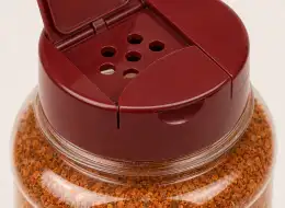 Gewürzflaschen für BBQ-Rub Deckel- und Dichtungsdetail