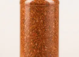 Gewürzflaschen für BBQ-Rub Frontansicht für gewerbliche Verpackungsprojekte