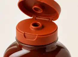 Flaschensets für BBQ-Sauce Deckel- und Dichtungsdetail