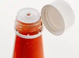 Quetschflaschen für Chilisauce Deckel- und Dichtungsdetail