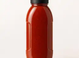 Saucenflaschen für fermentierte Würzsaucen Frontansicht für gewerbliche Verpackungsprojekte