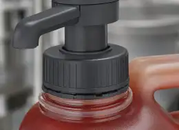 Ketchupbehälter für Gastronomie und Großverbraucher Deckel- und Dichtungsdetail