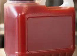 Ketchupbehälter für Gastronomie und Großverbraucher Material- und Herstellungsdetail