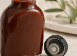Glasflaschen für BBQ-Sauce Deckel- und Dichtungsdetail