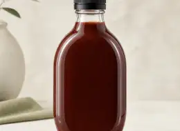 Glasflaschen für BBQ-Sauce Frontansicht für gewerbliche Verpackungsprojekte