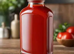 Glasflaschen für Ketchup und Tomatensauce Material- und Herstellungsdetail