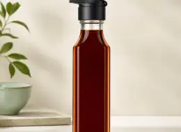 Sojasaucenflaschen aus Glas Frontansicht für gewerbliche Verpackungsprojekte
