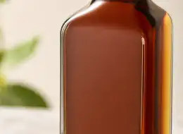Sojasaucenflaschen aus Glas Material- und Herstellungsdetail
