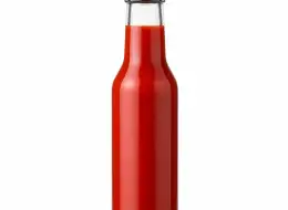 Woozy-Saucenflaschen aus Glas Frontansicht für gewerbliche Verpackungsprojekte