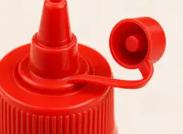 Düsen- und Reduzierkappen für Chilisauce Deckel- und Dichtungsdetail