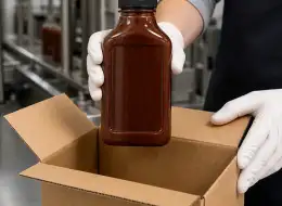 Eigenmarken-Flaschen für BBQ-Sauce Anwendungsszene für Würzverpackungen