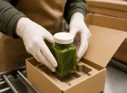Eigenmarken-Glasflaschen für Würzsaucen Anwendungsszene für Würzverpackungen