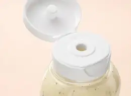 Quetschflaschen für Salatdressing Deckel- und Dichtungsdetail