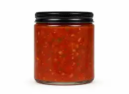 Weithalsgläser für Salsa und Dips Frontansicht für gewerbliche Verpackungsprojekte