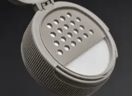 Streuverschlüsse mit Dichtungsliner Deckel- und Dichtungsdetail