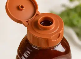 Weiche Quetschflaschen für BBQ-Sauce Deckel- und Dichtungsdetail