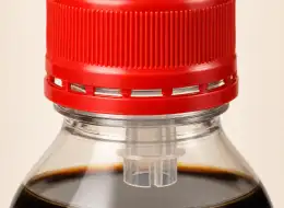 Flaschen für flüssige Würzprodukte mit Originalitätsverschluss Deckel- und Dichtungsdetail