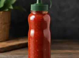 Quetschflaschen für dickflüssige Chilisauce Material- und Herstellungsdetail